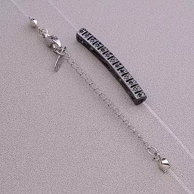 🏷️️ Підвіска Фіаніт 40 см (хром) F-63688