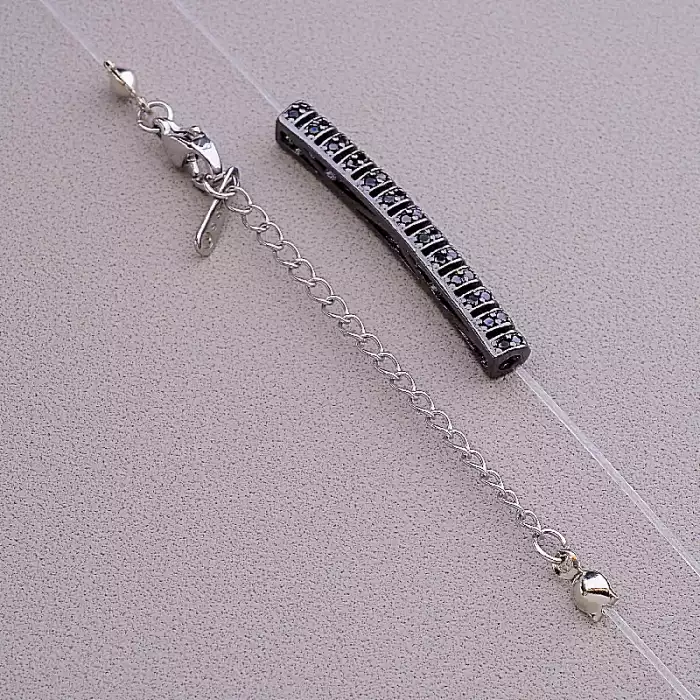 🏷️️ Підвіска Фіаніт 40 см (хром) ss_63688