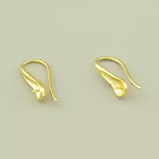 Швензи Пара 14х4мм.(позолота 18к (лимонна))