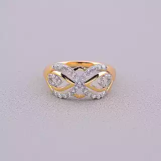 Каблучка Xuping Фіаніт (позолота/родій)