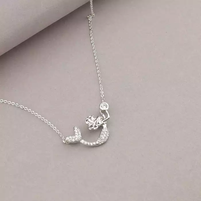 🏷️️ Підвіска Xuping Фіаніт 41 см (родій) ss_86243