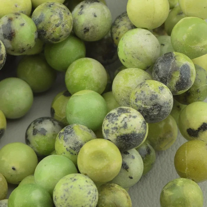 🏷️️ Нитка Яшма 39 см 10 мм (без замка) ss_78347