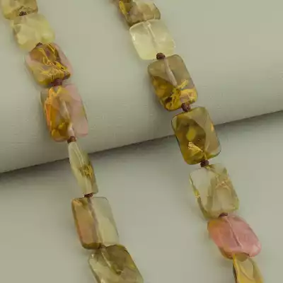 🏷️️ Намисто Халцедон 46 см. F-103255