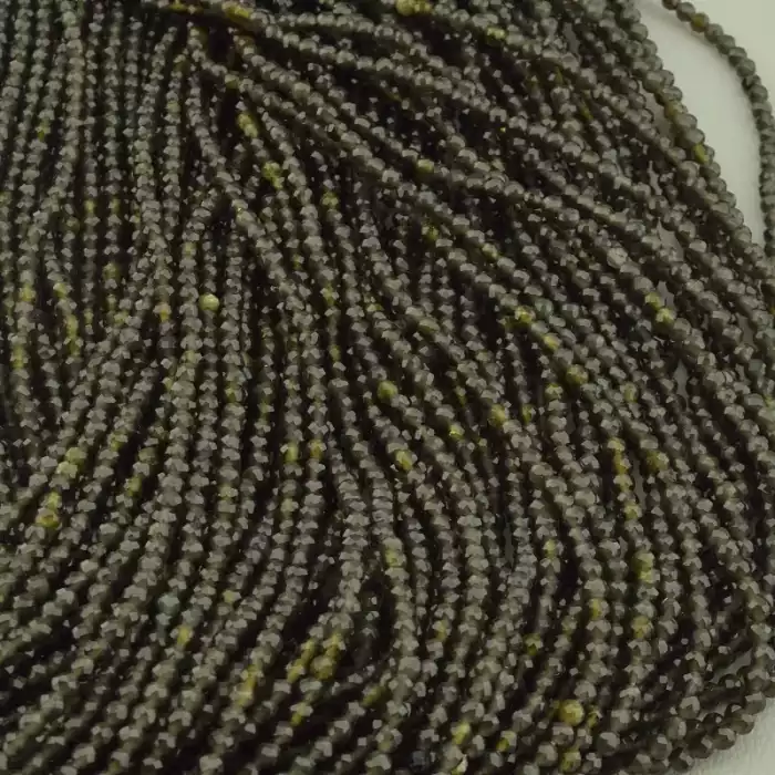 🏷️️ Нитка Обсидіан 39 см. 2,5 мм. (без застібки) ss_104305