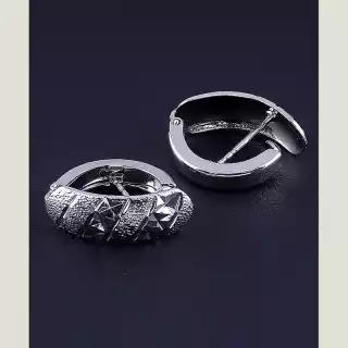 Сережки англійський замок Xuping (родій)