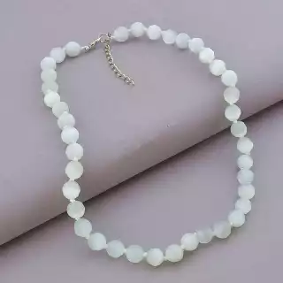 Намисто коротке Котяче око 45 см грань