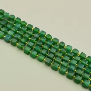 Намистини Хризопраз 40 см (без застібки)