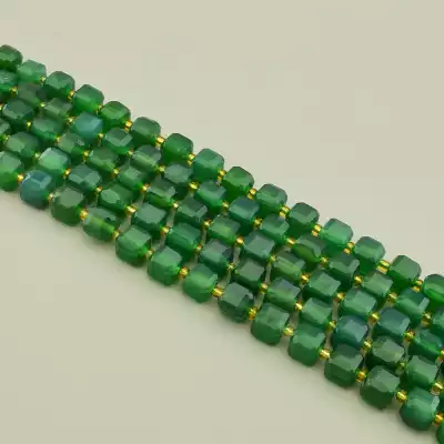 Намистини Хризопраз 40 см (без застібки)