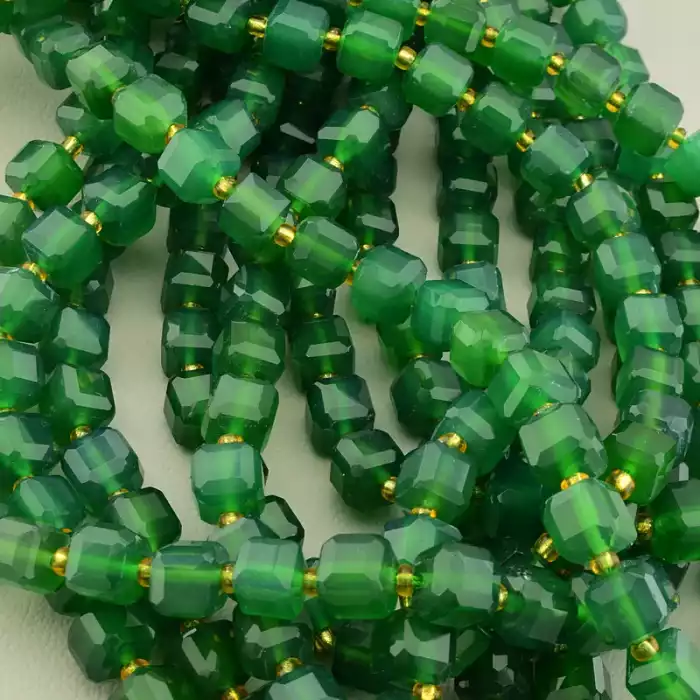 🏷️️ Намистини Хризопраз 40 см (без застібки) F-106342