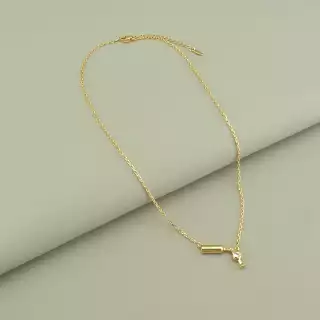 Підвіска Xuping Фіаніт 40 см (позолота 18к)