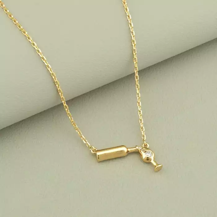 🏷️️ Підвіска Xuping Фіаніт 40 см (позолота 18к) ss_99542