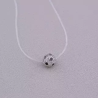 Підвіска Фіаніт 40 см (родій)