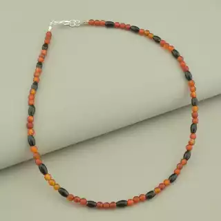 Намисто Сердолік, Агат 39 см.