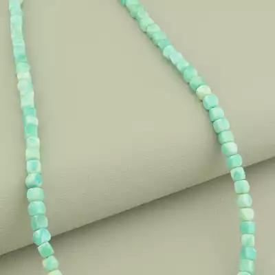 🏷️️ Підвіска Амазоніт срібло (925 проба) 43 см. F-102018