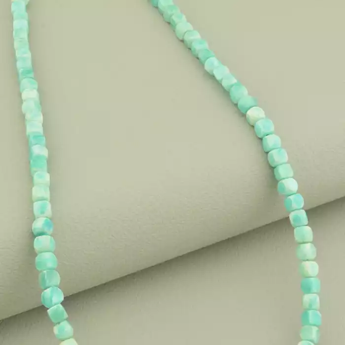 🏷️️ Підвіска Амазоніт срібло (925 проба) 43 см. ss_102018