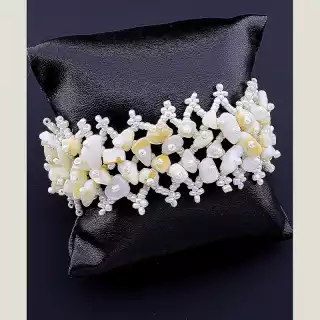 Браслет петля Перламутр 17 см