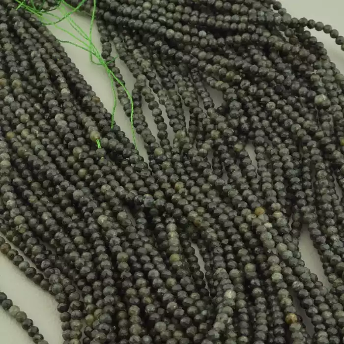 🏷️️ Нитка Турмалін 39 см. 2,5мм. (без застібки) ss_102838