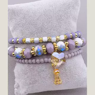 Браслет без застібки Чеський кришталь 18 см