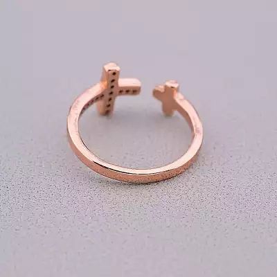 🏷️️ Каблучка роз'ємна FJ Сrystal F-43310