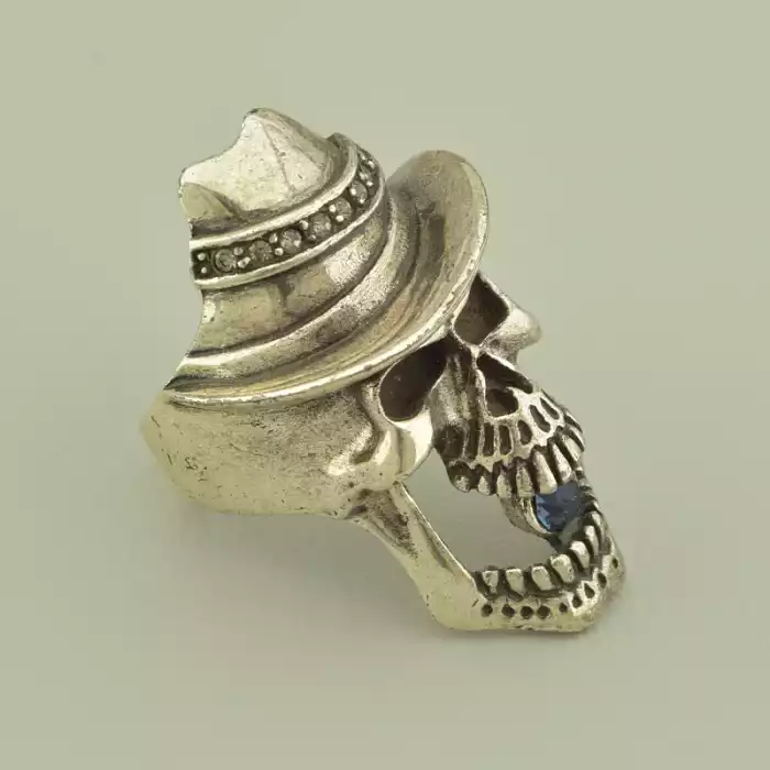 🏷️️ Перстень череп Vogue Фіаніт Метал ss_103666