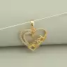 🏷️️ Кулон серце Mom Xuping Фіаніт (позолота 18к) F-96353