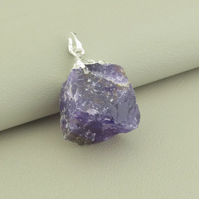 🏷️️ Кулон Аметист 40х30мм. ss_103772