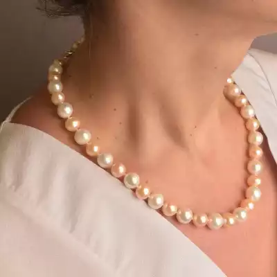 🏷️️ Намисто з перлин 45 см. (срібло 925 проба) F-91052