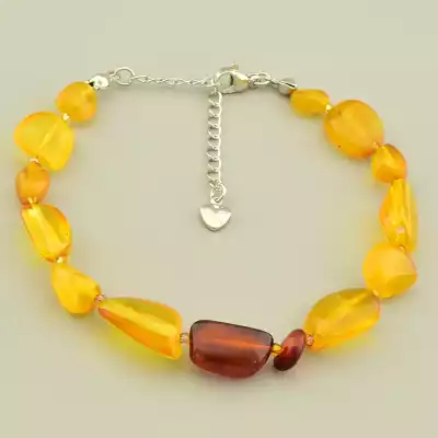 Браслет на карабіні Янтар 20 см