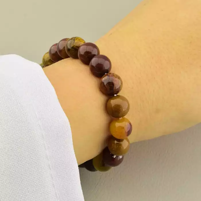 🏷️️ Браслет на резинці Пітерсіт 17 см F-106036