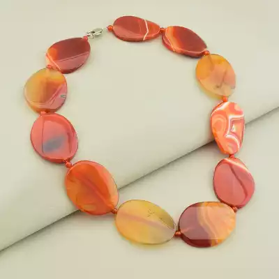 Намисто Агат, Сердолік 49 см.