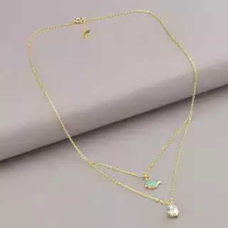 Підвіска Xuping Фіаніт (позолота 18к)