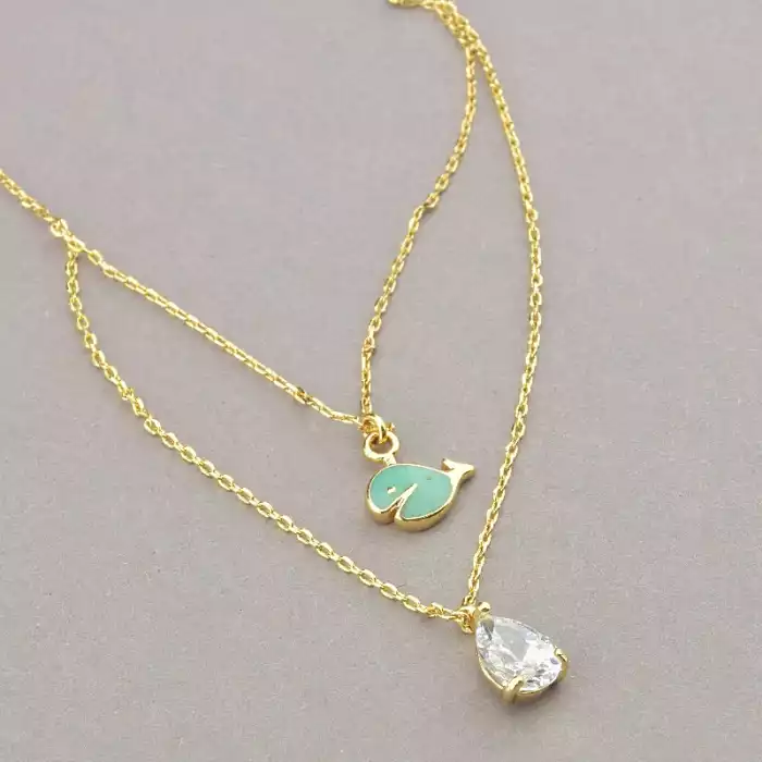 🏷️️ Підвіска Xuping Фіаніт (позолота 18к) ss_48868