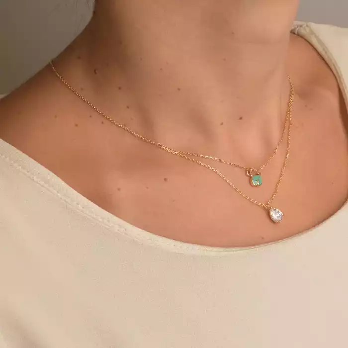 🏷️️ Підвіска Xuping Фіаніт (позолота 18к) ss_48868