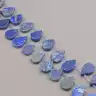 🏷️️ Намистини Лазурит 42 см на нитці (натуральне каміння, без застібки) F-83294