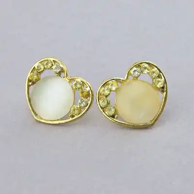 🏷️️ Сережки пусети Fashion Котяче око F-51401