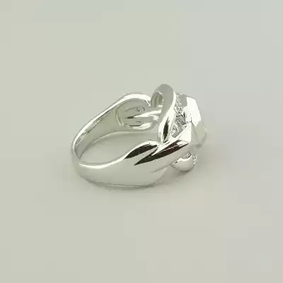 🏷️️ Каблучка Xuping Фіаніт (родій) F-93249