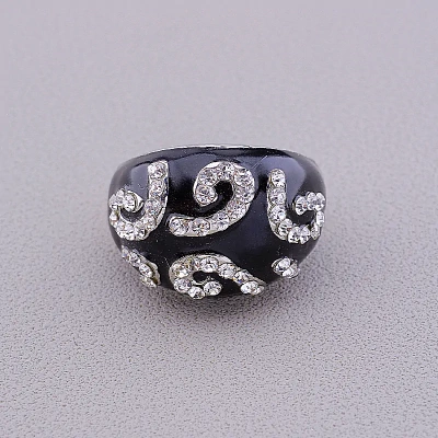 Перстень емаль Сrystal