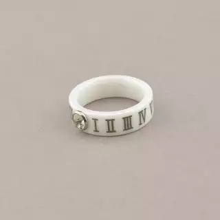 Каблучка Кераміка Фіаніт (родій)