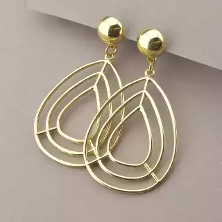 Сережки пусети FJ