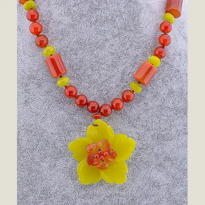 🏷️️ Намисто Сердолік 50 см ss_69881