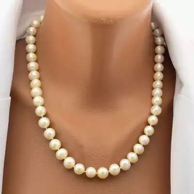 🏷️️ Намисто+Браслет Перли 46 см F-105431