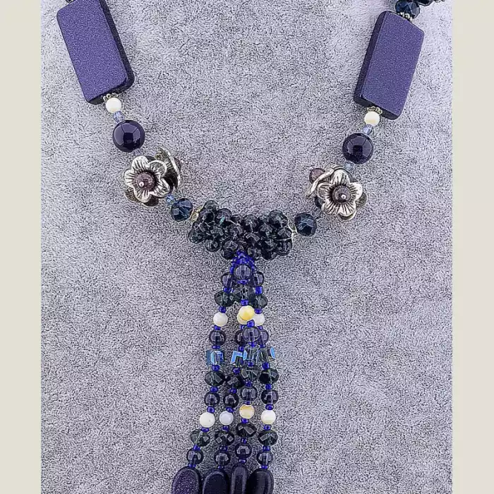 🏷️️ Намисто Авантюрин 58 см ss_12061