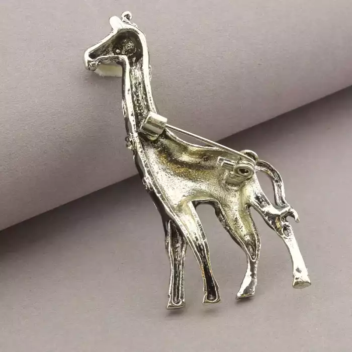 🏷️️ Брошка жираф Сrystal 60х30 мм ss_72389