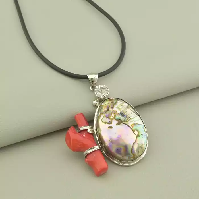 🏷️️ Підвіска Корал, Галіотіс 48 см (сталь) ss_99963