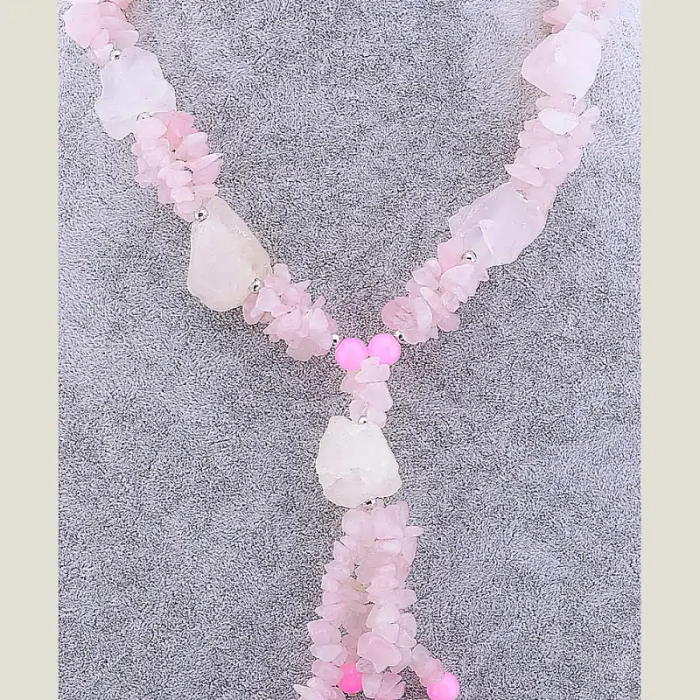 🏷️️ Намисто Рожевий кварц 60 см ss_63287