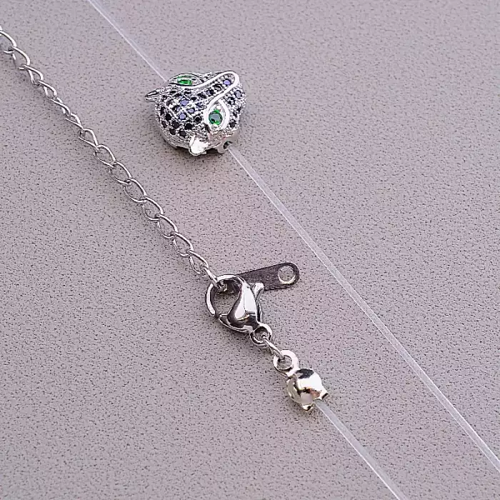 🏷️️ Підвіска Фіаніт 40 см (родій) ss_63691