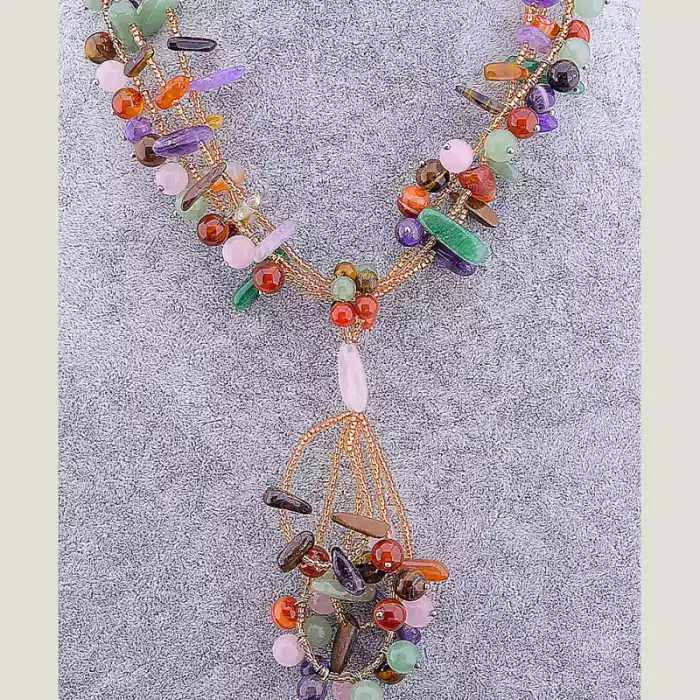 🏷️️ Намисто Самоцвіти 62 см ss_16897