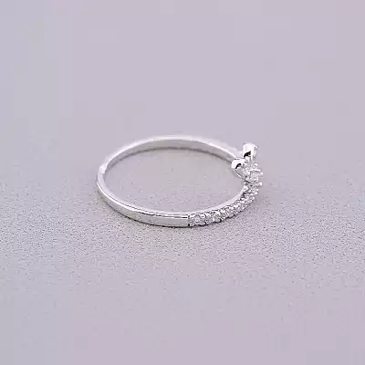 🏷️️ Каблучка Xuping Фіаніт (родій) F-76886