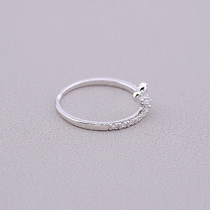 🏷️️ Каблучка Xuping Фіаніт (родій) ss_76886