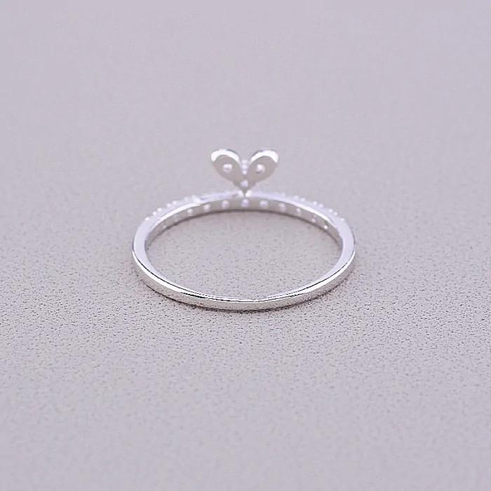 🏷️️ Каблучка Xuping Фіаніт (родій) ss_76886